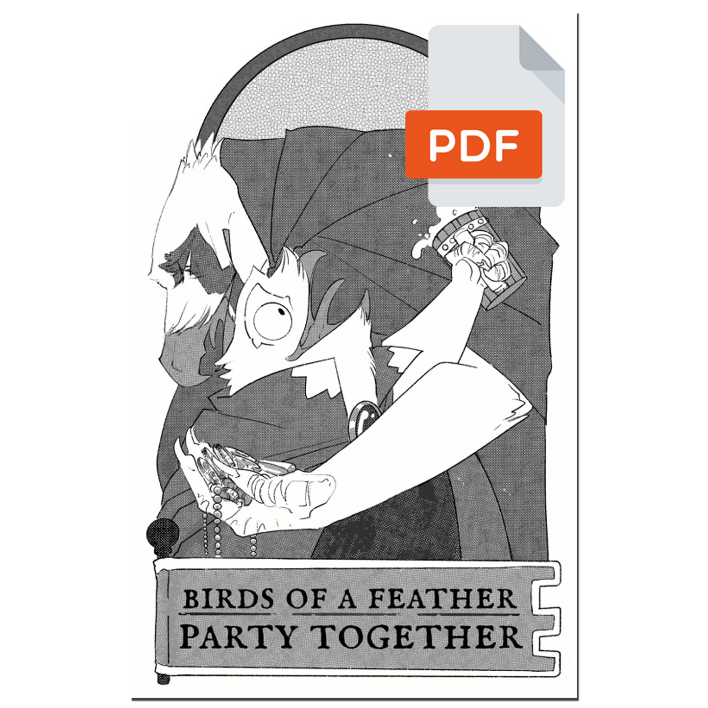 Birds of a Feather Party Together Zine