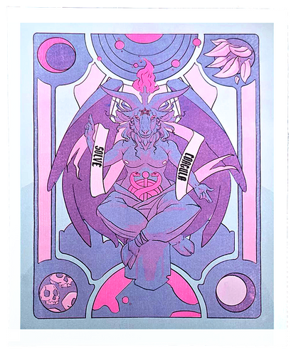 Baphomet riso print