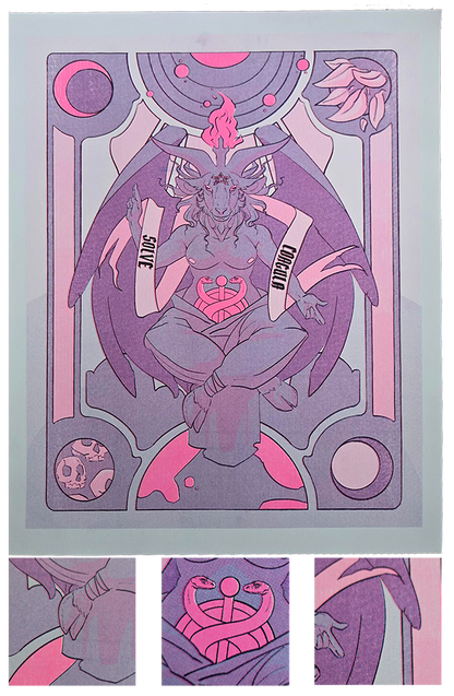 Baphomet riso print